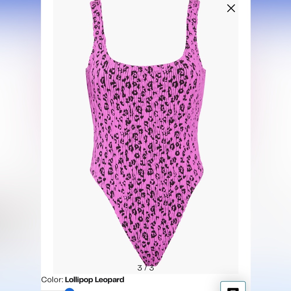 Good American Lollipop Leopard One Piece